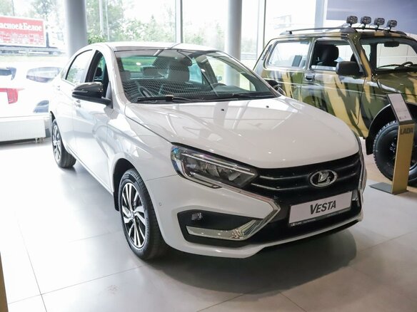 2025 Lada (ВАЗ) Vesta I Рестайлинг (NG), белый - вид 2