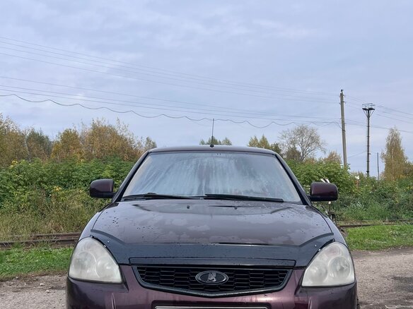 2011 Lada (ВАЗ) Priora I, пурпурный, 220000 рублей