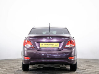2014 Hyundai Solaris I, фиолетовый, 619000 рублей, вид 5