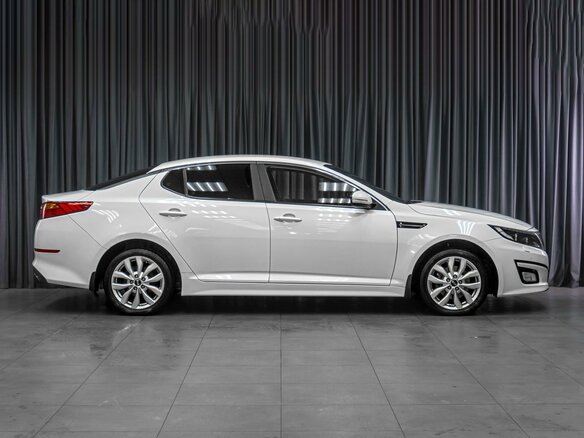 2014 Kia Optima III Рестайлинг, белый, 1259000 рублей - вид 4