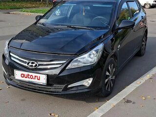 2014 Hyundai Solaris I Рестайлинг, чёрный, 710000 рублей, вид 1