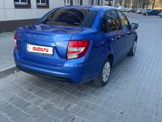 2018 Lada (ВАЗ) Granta I Рестайлинг, синий, 500000 рублей, вид 4