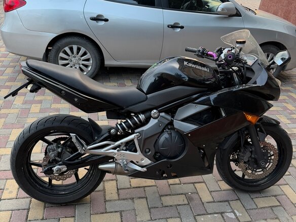 2010 Kawasaki ER-4F (Ninja 400R), чёрный, 290000 рублей - вид 1
