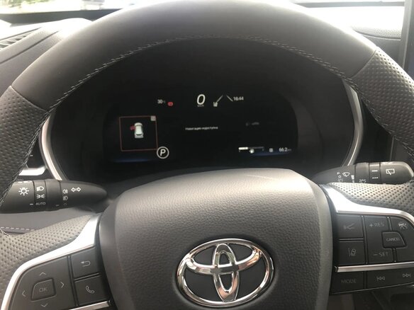 2026 Toyota Highlander IV (XU70), чёрный - вид 8