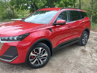 2024 Chery Tiggo 7 Pro Max I Рестайлинг, красный, 1850000 рублей, вид 1