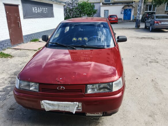 2007 Lada (ВАЗ) 2112, красный, 150000 рублей