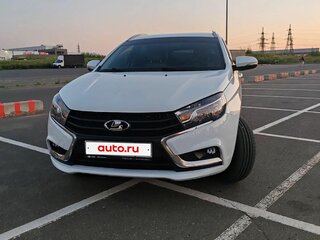 2021 Lada (ВАЗ) Vesta SW I, белый, 1200000 рублей, вид 3