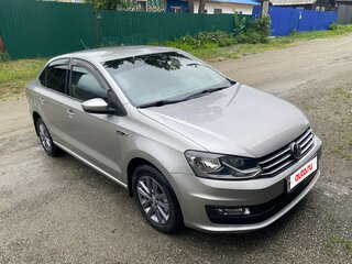 2019 Volkswagen Polo V Рестайлинг, серебристый, 1567000 рублей, вид 3