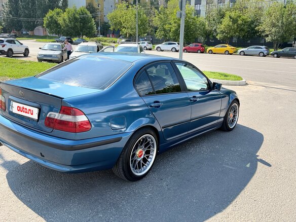 2003 BMW 3 серии 318i IV (E46) Рестайлинг, синий, 730000 рублей - вид 11