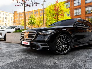 2021 Mercedes-Benz S-Класс 450 Long 4MATIC VII (W223), чёрный, 9199000 рублей, вид 2