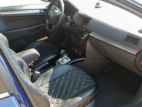 2011 Opel Astra H Рестайлинг, синий, 800000 рублей - вид 4