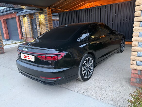 2023 Audi A8 50 TDI IV (D5) Рестайлинг, чёрный, 6300000 рублей - вид 4