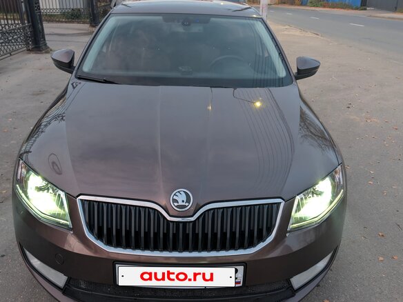 2014 Skoda Octavia III (A7), коричневый, 988000 рублей - вид 1