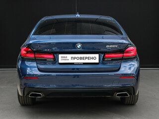 2021 BMW 5 серии 520i VII (G30/G31/G38) Рестайлинг, синий, 3749000 рублей, вид 5