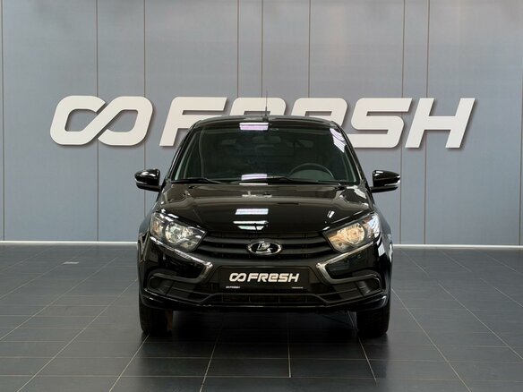 2021 Lada (ВАЗ) Granta I Рестайлинг, чёрный, 720000 рублей - вид 2