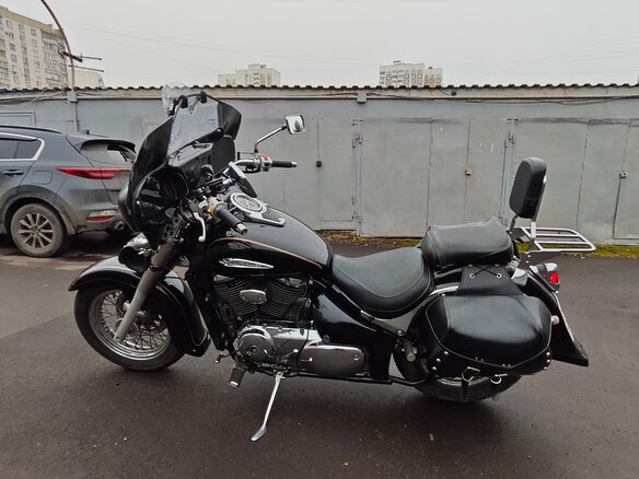2004 Suzuki Intruder VL 400 Classic, чёрный, 345000 рублей - вид 10