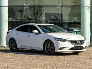 2018 Mazda 6 III (GJ) Рестайлинг, белый, 1585000 рублей, вид 3