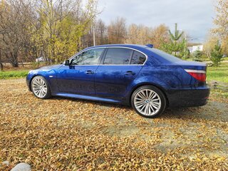 2008 BMW 5 серии 520d V (E60/E61) Рестайлинг, синий, 1470000 рублей, вид 3