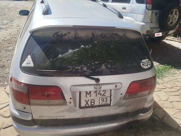 1996 Toyota Caldina I Рестайлинг, серый - вид 2