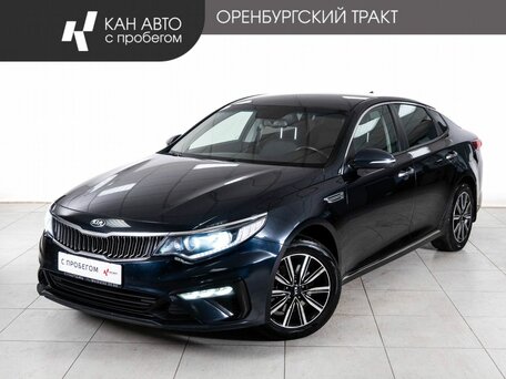 2019 Kia Optima IV Рестайлинг, синий, 1790000 рублей, вид 1