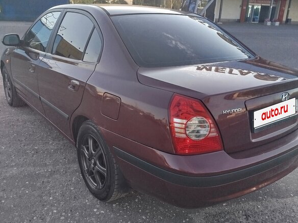 2010 Hyundai Elantra ТагАЗ III (XD2) Рестайлинг, красный - вид 2