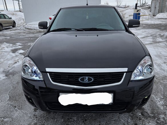 2011 Lada (ВАЗ) Priora I, чёрный, 345000 рублей