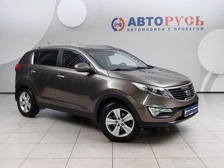 2012 Kia Sportage III, коричневый, 1148000 рублей, вид 1