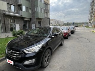 2012 Hyundai Santa Fe III, чёрный, 1900000 рублей, вид 1