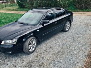 2007 Hyundai Sonata V (NF), чёрный, 550000 рублей, вид 1