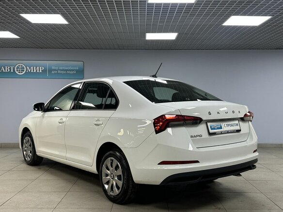 2021 Skoda Rapid II, белый, 1639000 рублей - вид 7