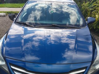 2016 Hyundai Solaris I Рестайлинг, синий, 750000 рублей, вид 2