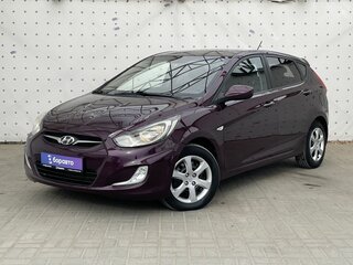 2011 Hyundai Solaris I, фиолетовый, 890000 рублей, вид 1