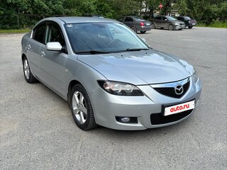 2006 Mazda 3 I (BK) Рестайлинг, серебристый, 600000 рублей, вид 2