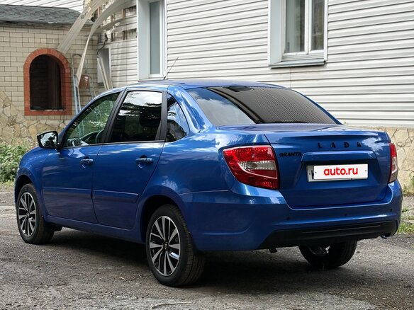 2021 Lada (ВАЗ) Granta I Рестайлинг, синий - вид 5
