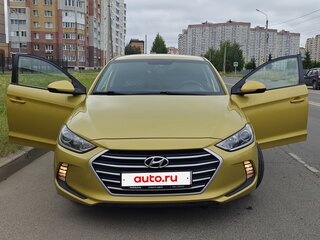 2016 Hyundai Elantra VI (AD), золотистый, 1200000 рублей, вид 2