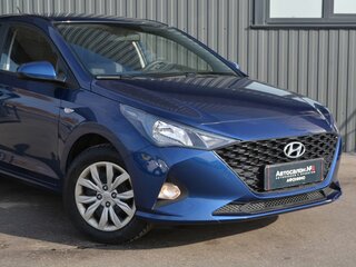 2021 Hyundai Solaris II Рестайлинг, синий, 1749888 рублей, вид 5