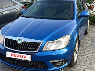 2011 Skoda Octavia RS II Рестайлинг, синий, 1250000 рублей, вид 1