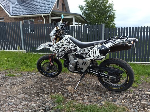 2008 Suzuki DR-Z 400 SM, белый, 410000 рублей - вид 13