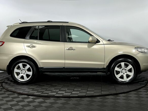 2008 Hyundai Santa Fe II, бежевый - вид 4