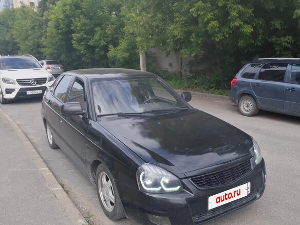 2008 Lada (ВАЗ) Priora I, зелёный, 235000 рублей - вид 1