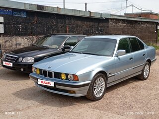 1992 BMW 5 серии 525i III (E34), голубой, 400000 рублей, вид 1
