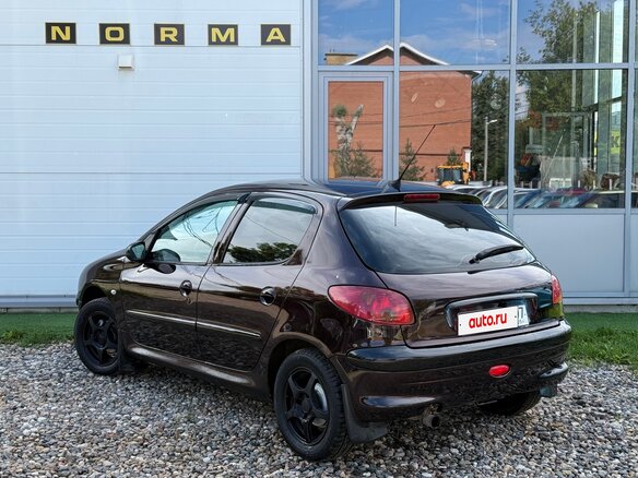 2007 Peugeot 206, чёрный - вид 6