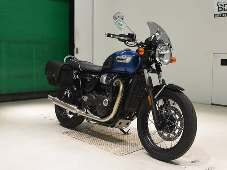 2023 Triumph Bonneville T100, синий, 800000 рублей, вид 1