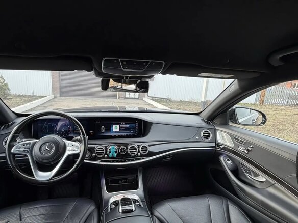 2018 Mercedes-Benz S-Класс 450 Long VI (W222, C217) Рестайлинг, чёрный, 3900000 рублей - вид 7
