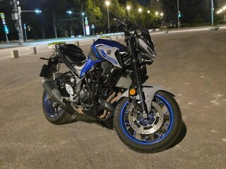 2021 Yamaha MT-03, синий, 600000 рублей, вид 2