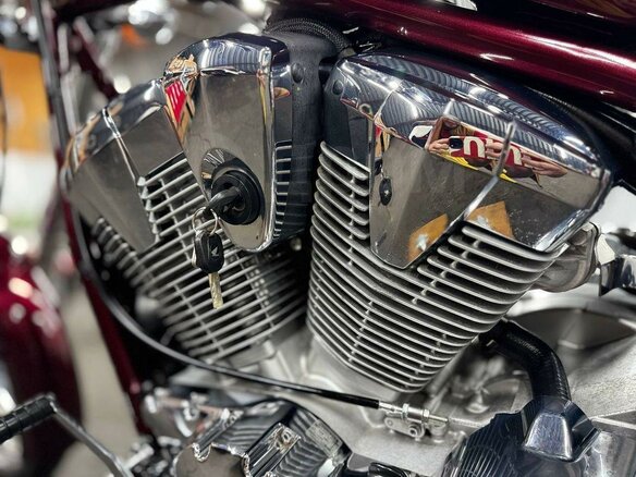 2009 Honda VT 1300CX Fury, пурпурный, 850000 рублей - вид 14