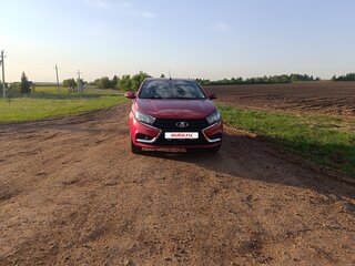 2017 Lada (ВАЗ) Vesta I, красный, 780000 рублей, вид 1