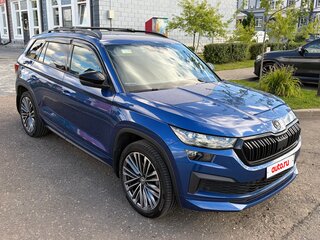 2022 Skoda Kodiaq I Рестайлинг, синий, 3799999 рублей, вид 2