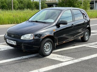 2012 Lada (ВАЗ) Kalina I, чёрный, 189000 рублей, вид 3