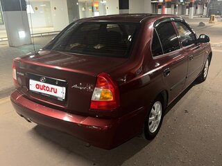 2006 Hyundai Accent ТагАЗ II, красный, 425000 рублей, вид 4